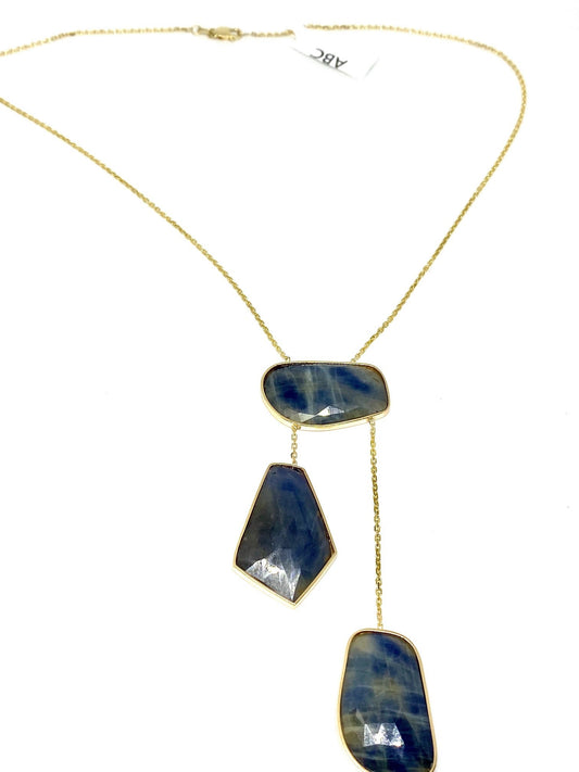 Blue Sapphire Gemstone Necklace