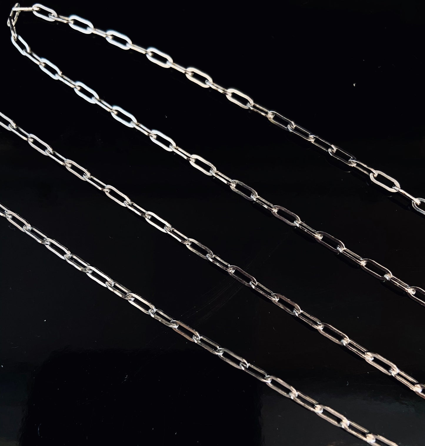 Paper Clip Link Chain Necklace